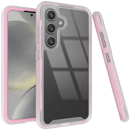 Puxicu Case for Samsung Galaxy S24 Drop Protective Cover for Samsung Galaxy S24 Pink