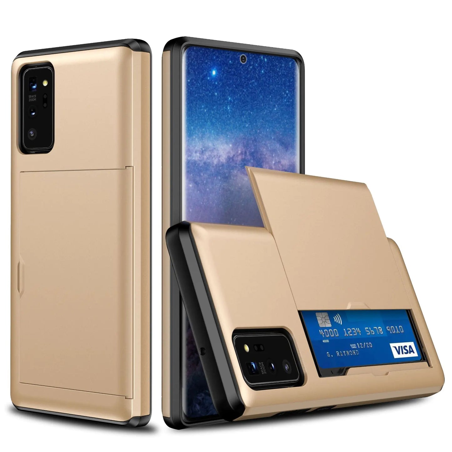 New Sliding Card Phone Case