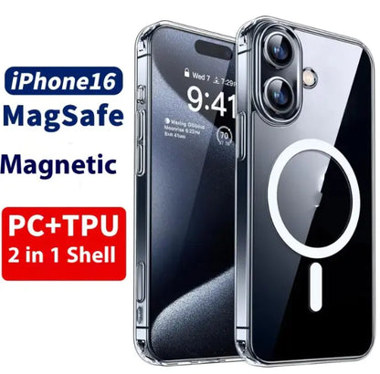 Magnetic Transparent Phone Case